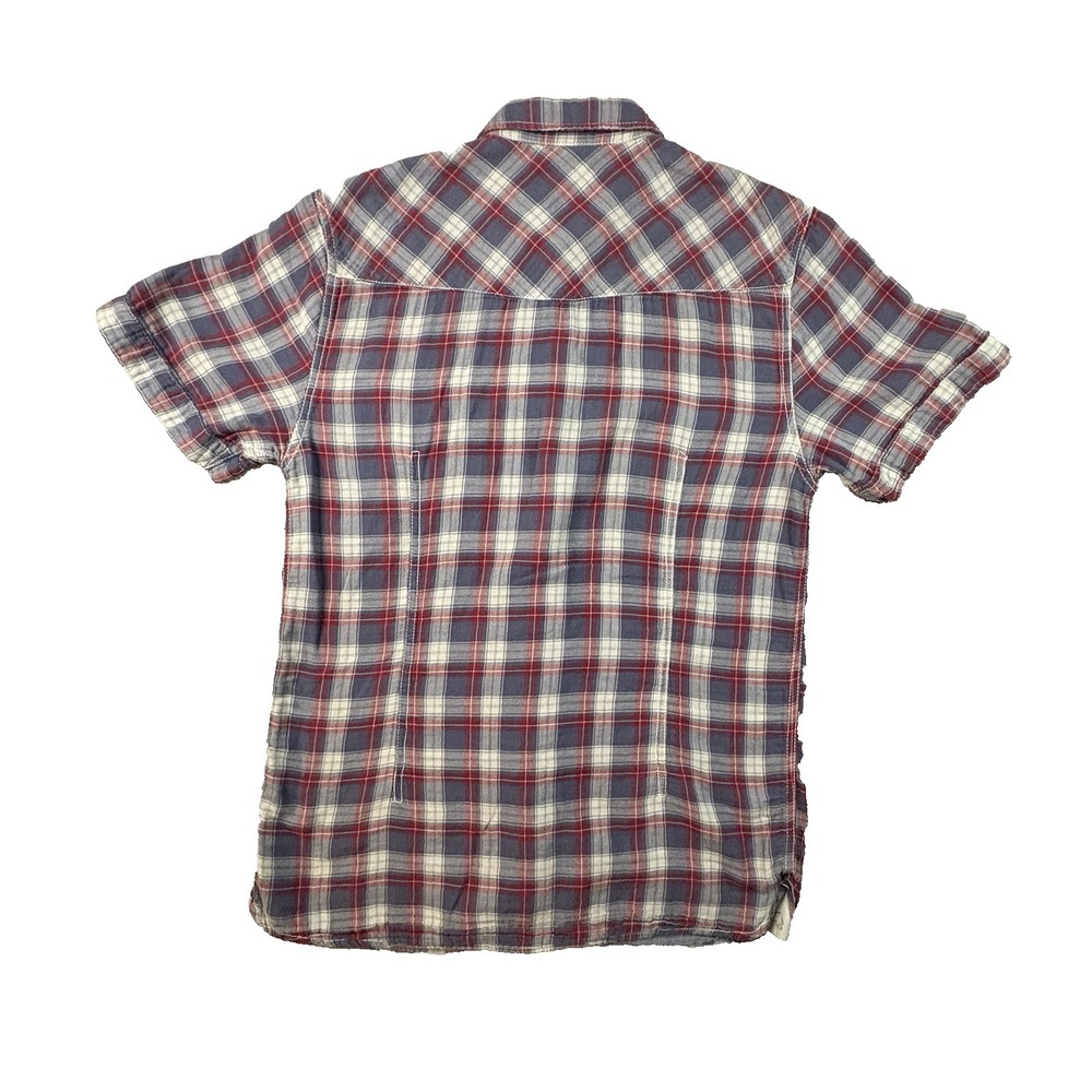 Buffalo David Bitton Men's L (Fits like M) Multicolor SS Plaid SEE DESCRIPTION - Picture 2 of 16